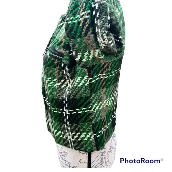 Chadwick Plaid Zip Front Jacket Vintage - Picture 8 of 10